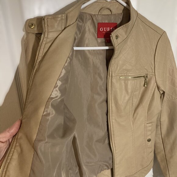 Guess Leather Jacket - Women's Size Small NWOT - Picture 3 of 14